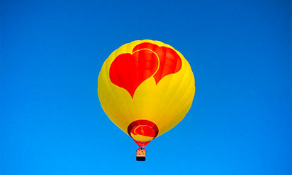 Romantische Ballonfahrt "exquisit" für zwei
