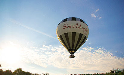 Vip-Start: Heißluftballon mieten