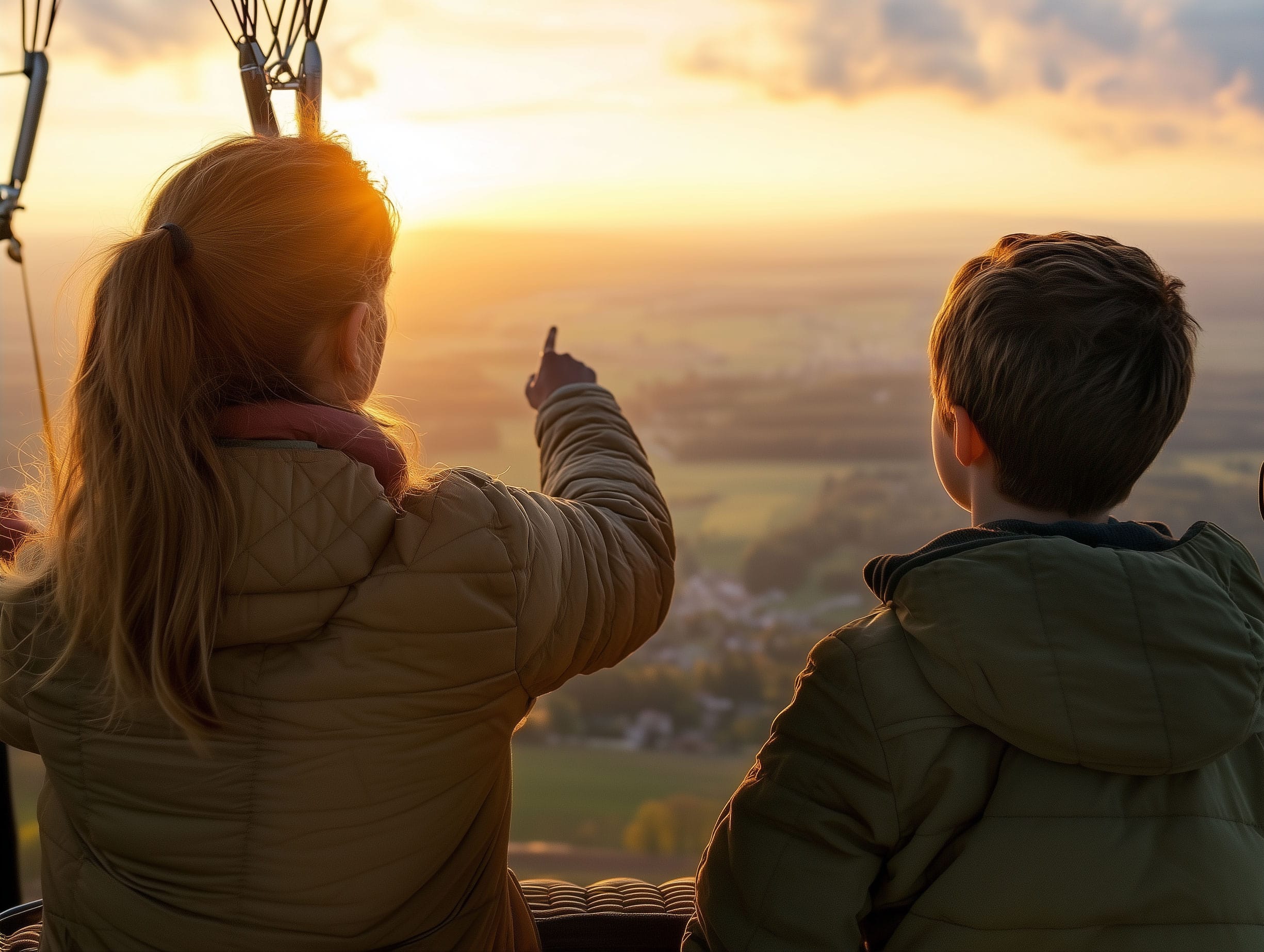 Ballonfahrt mit Kindern